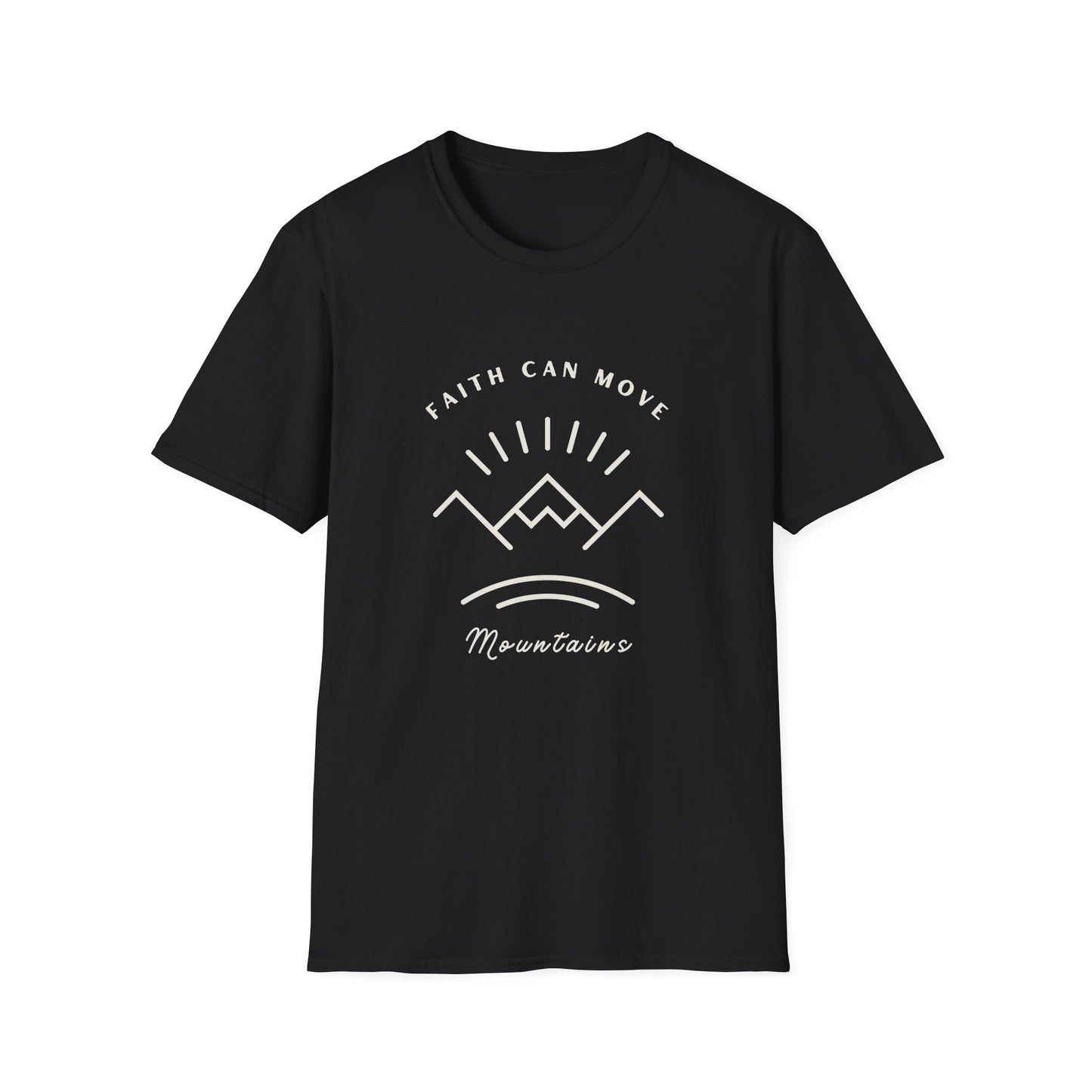 FAITH CAN MOVE MOUNTAINS T-Shirt - Softstyle Unisex