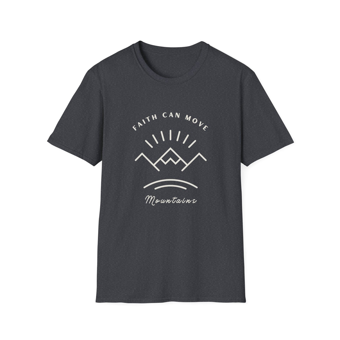 FAITH CAN MOVE MOUNTAINS T-Shirt - Softstyle Unisex