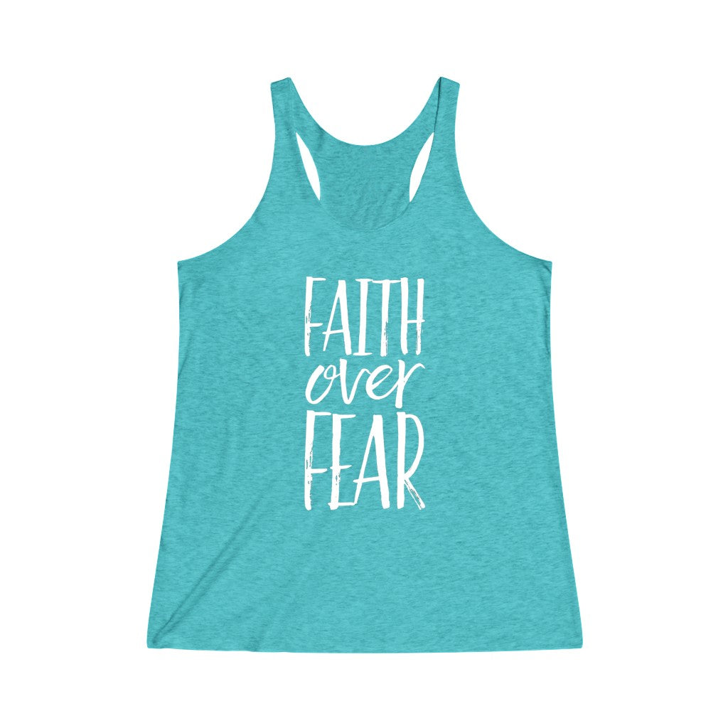Women's "Faith Over Fear"  Tank - (2 color options)